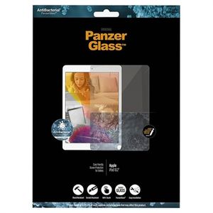 iPad 10.2 2019/2020/2021 PanzerGlass AntiBacterial Glazen Screenprotector - Case Friendly - Zwarte Rand