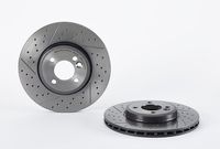 Remschijf COATED DISC LINE BREMBO, Remschijftype: Binnen geventileerd, u.a. für Mini