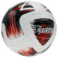 Precision voetbal Nueno Fifa latex/polyurethaan wit/rood