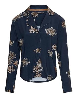 Essenza Essenza Senna Lauren Pyjama top long sleeve – Indigo blue