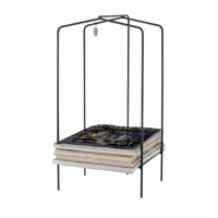 Riverdale Tijdschriftenhouder Roma zwart 50cm