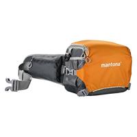 Mantona Cameratas elementsPro 20 - Outdoor fototas voor DSLR & systeemcamera's, buiktas met airmesh-bekleding, flexibel deelbaar, ideaal voor Canon, Sony, Nikon, incl. regenhoes