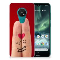 Nokia 7.2 | 6.2 Silicone Back Cover Liefde - Origineel Romantisch Cadeau