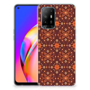 OPPO A94 5G | Reno5 Z TPU bumper Batik Brown