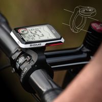 GPS Fietscomputer Sigma ROX 4.0 GPS HR set met overclamp Butler stuurhouder - wit - thumbnail