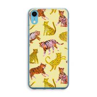 Cute Tigers and Leopards: iPhone XR Transparant Hoesje - thumbnail