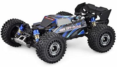 Amewi Hyper GO Buggy brushless 3S 62 km/h 4WD 1:16 RTR blauw RC afstandsbediening