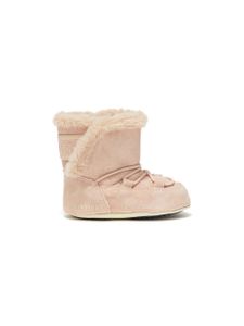 Moon Boot Kids bottines Crib en daim - Tons neutres