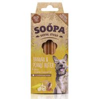 Soopa Dental Sticks banaan & pindakaas voor de hond Per stuk - thumbnail