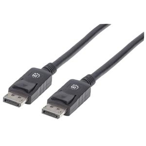 Manhattan 307116-CG DisplayPort-kabel DisplayPort Aansluitkabel DisplayPort-stekker, DisplayPort-stekker 2.00 m Zwart