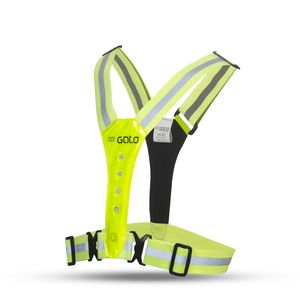 Outwet Safer sport led vest neon yellow one size