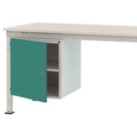 Manuflex ZB4964.0001 Behuizing onderbouw universele stationair, gebruiksh. 500 mm met 1 deur rechts vastgemaakt. Voor tafel diepte 800 mm