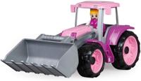 Lena tractor Truxx meisjes 37 x 17 cm roze/grijs 2 delig