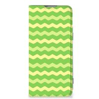 OnePlus Nord 2T Hoesje met Magneet Waves Green - thumbnail