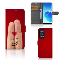 OPPO Reno 6 Pro Plus 5G Wallet Case met Pasjes Liefde - Origineel Romantisch Cadeau - thumbnail