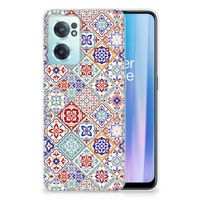 OnePlus Nord CE 2 5G TPU Siliconen Hoesje Tiles Color