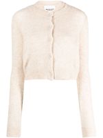 MARANT ÉTOILE cardigan crop Nita à boutonnière - Tons neutres