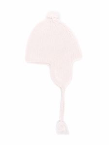 Bonpoint bonnet à pompons - Rose