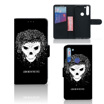 Telefoonhoesje met Naam Motorola Moto G8 Skull Hair Telefoonhoesje met Naam Motorola Moto G8 Skull Hair