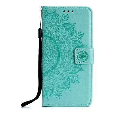 Shop4 - Samsung Galaxy A30s Hoesje - Wallet Case Mandala Patroon Mint Groen Shop4 - Samsung Galaxy A30s Hoesje - Wallet Case Mandala Patroon Mint Groen