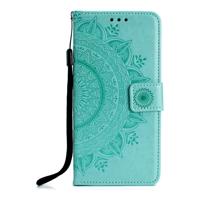 Shop4 - Samsung Galaxy A30s Hoesje - Wallet Case Mandala Patroon Mint Groen