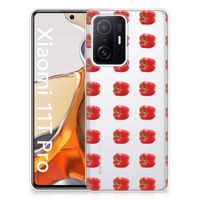 Xiaomi 11T | 11T Pro Siliconen Case Paprika Red - thumbnail