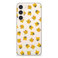 TPU bumper voor Samsung Galaxy S23 Plus Katten Emojis - thumbnail