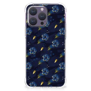 Doorzichtige Silicone Hoesje voor iPhone 15 Pro Max Voetbal