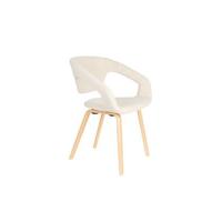 Zuiver Flexback Eetkamerstoelen met armleuning Beige - Set van 2