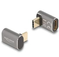 Delock USB Adapter 40 Gbps USB Type-C™ PD 3.0 100 W Stecker zu Buchse gewinkelt