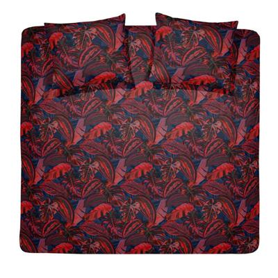 Damai Amazonia Dekbedovertrek - Lits-jumeaux (240x200/220 Cm + 2 Slopen) - Katoen - Red Damai Amazonia Dekbedovertrek - Lits-jumeaux (240x200/220 Cm + 2 Slopen) - Katoen - Red