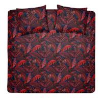 Damai Amazonia Dekbedovertrek - Lits-jumeaux (240x200/220 Cm + 2 Slopen) - Katoen - Red