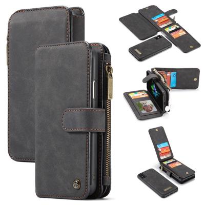 Caseme luxe portemonnee hoes - iPhone XS Max - zwart Caseme luxe portemonnee hoes - iPhone XS Max - zwart