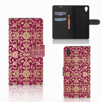 Wallet Case Sony Xperia XA1 Plus Barok Pink