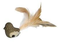 Nobby Catnip Vogel met pluche en veren 5 cm / 17 cm