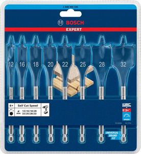 Bosch Accessoires Expert SelfCut Speed speedboor 12/16/18/20/22/25/28/32 mm 8-delig - 1 stuk(s) - 2608900335