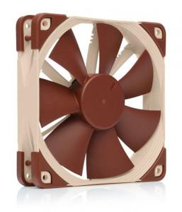 Noctua NOC-NF-F12-PWM hardwarekoeling Computer behuizing Ventilator 12 cm Beige, Bruin 1 stuk(s)