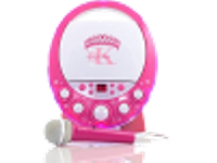 Easy Karaoke EKR1588 Princess Karaoke Machine Wit/Roze