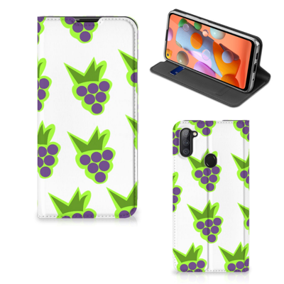Samsung Galaxy M11 | A11 Flip Style Cover Druiven Samsung Galaxy M11 | A11 Flip Style Cover Druiven