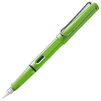 LAMY safari green - Vulpen met ergonomische greep en gepolijst stalen penpunt in maat M - ideaal voor schrijven en kalligrafie - inclusief LAMY T 10 blauwschrijvend patroon - Rechtshandig
