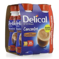 Delical Geconcentr. Chocolade 4x200ml