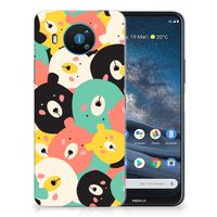 Nokia 8.3 Telefoonhoesje met Naam Bears - thumbnail