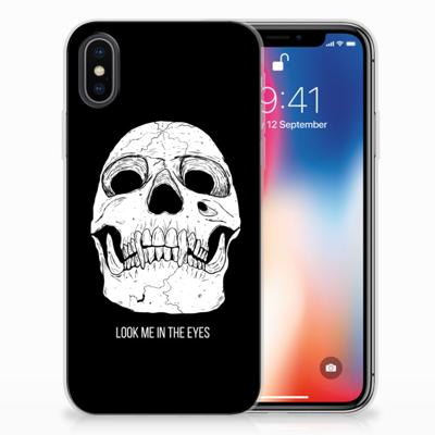 Silicone Back Case Apple iPhone X | Xs Skull Eyes Silicone Back Case Apple iPhone X | Xs Skull Eyes