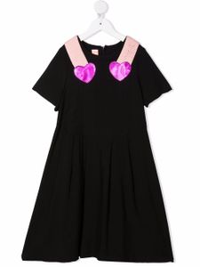 WAUW CAPOW by BANGBANG robe Double Heart trapèze - Noir