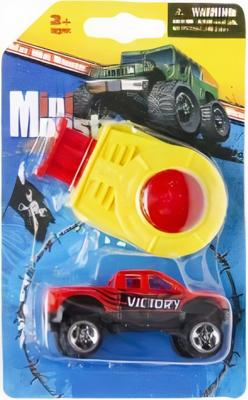 LG Imports monstertruck Mini Monster jongens 8 cm rood 2 delig LG Imports monstertruck Mini Monster jongens 8 cm rood 2 delig