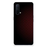 OnePlus Nord CE 5G TPU bumper Geruit Rood - thumbnail