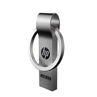 HP x785 W USB 3.0 metalen sleutelring design flash drive zilver metallic zilver 64 GB