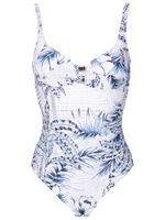 Lygia & Nanny maillot de bain à imprimé palmier - Bleu