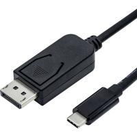 ROLINE USB type C - DisplayPort adapterkabel, v1.2, M/M, 2 m - thumbnail