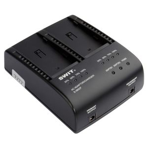 SWIT S-3602F 2x2A DV charger compatible to Sony NP-F series